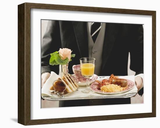 English Breakfast on Tray-null-Framed Photographic Print