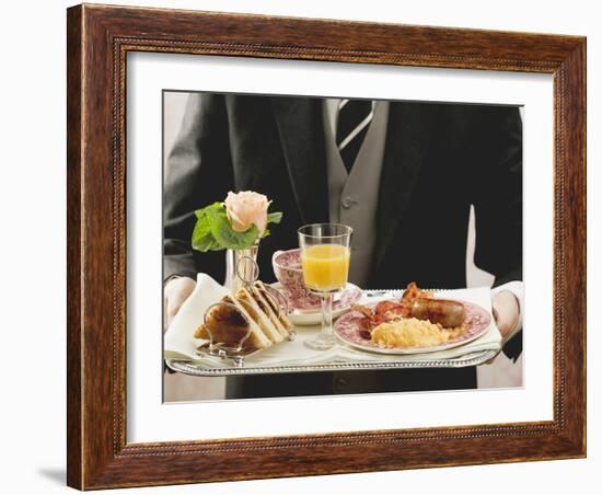 English Breakfast on Tray-null-Framed Photographic Print