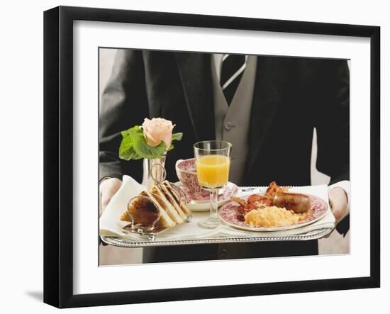 English Breakfast on Tray-null-Framed Photographic Print