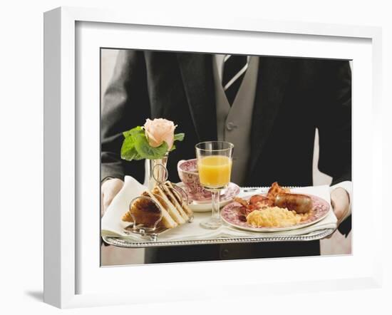 English Breakfast on Tray-null-Framed Photographic Print