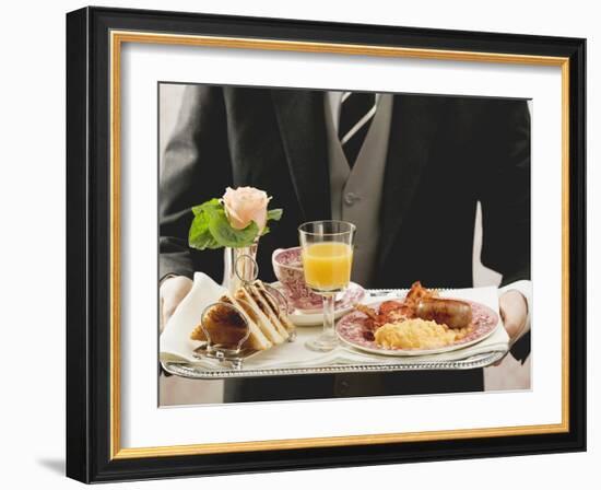 English Breakfast on Tray-null-Framed Photographic Print