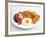 English Breakfast with Fried Egg, Beans, Toast and Sausage-Peter Howard Smith-Framed Photographic Print