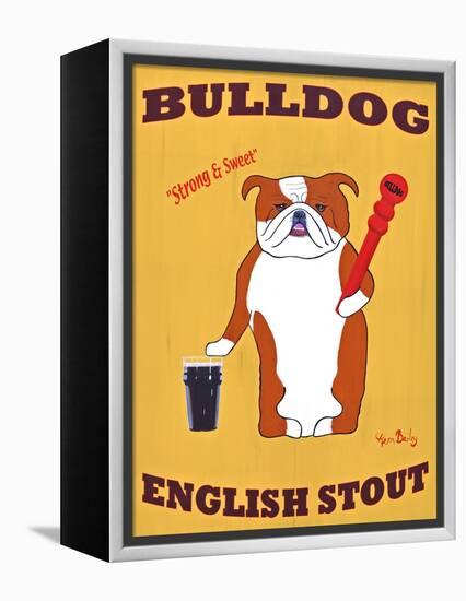 English Bulldog 2-Ken Bailey-Framed Premier Image Canvas