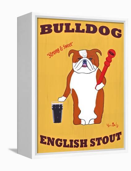 English Bulldog 2-Ken Bailey-Framed Premier Image Canvas
