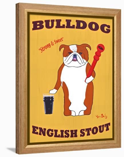 English Bulldog 2-Ken Bailey-Framed Premier Image Canvas