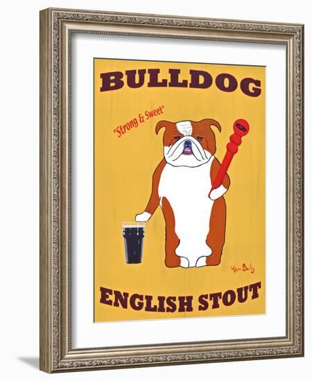 English Bulldog 2-Ken Bailey-Framed Giclee Print