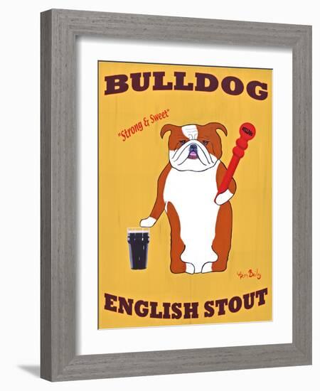 English Bulldog 2-Ken Bailey-Framed Giclee Print