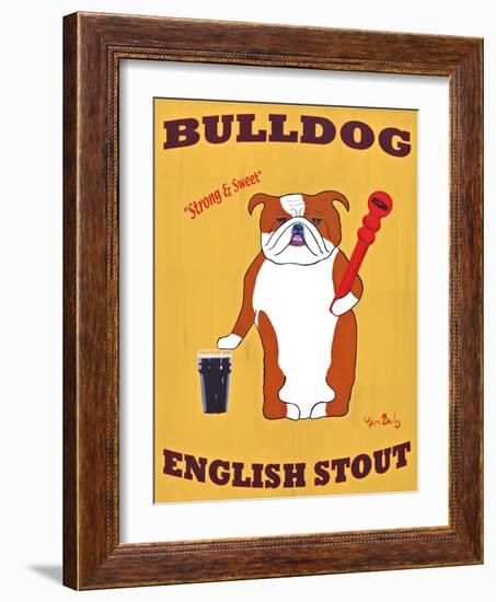 English Bulldog 2-Ken Bailey-Framed Giclee Print