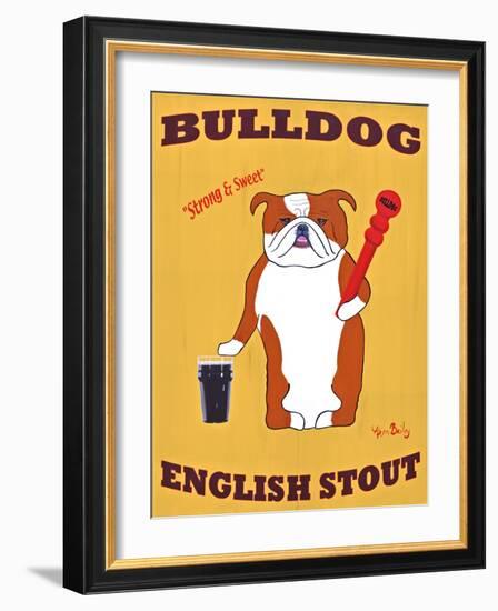 English Bulldog 2-Ken Bailey-Framed Giclee Print