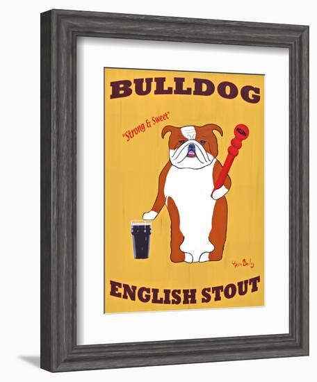 English Bulldog 2-Ken Bailey-Framed Giclee Print