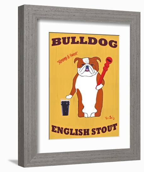 English Bulldog 2-Ken Bailey-Framed Giclee Print