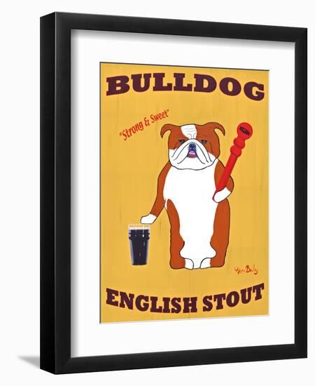 English Bulldog 2-Ken Bailey-Framed Giclee Print