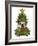 English Bulldog, Christmas Tree Costume-Fab Funky-Framed Art Print