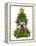 English Bulldog, Christmas Tree Costume-Fab Funky-Framed Stretched Canvas