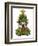 English Bulldog, Christmas Tree Costume-Fab Funky-Framed Art Print