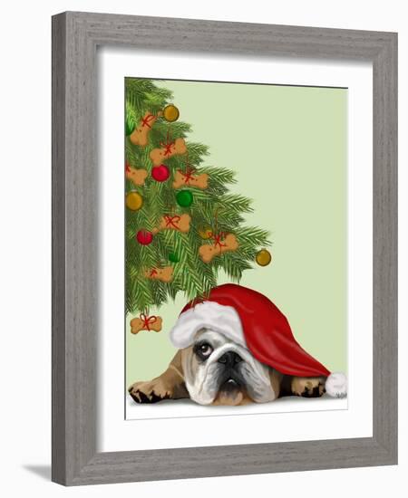 English Bulldog, Cookie Tree-Fab Funky-Framed Art Print