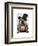 English Bulldog, Formal Hound and Hat-Fab Funky-Framed Art Print