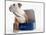 English Bulldog Puppy Sitting in a Lunch Box-Peter M. Fisher-Mounted Photographic Print