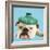 English Bulldog with Ice Pack-null-Framed Photographic Print