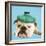 English Bulldog with Ice Pack-null-Framed Photographic Print