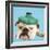 English Bulldog with Ice Pack-null-Framed Photographic Print