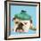 English Bulldog with Ice Pack-null-Framed Photographic Print