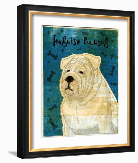 English Bulldog-John Golden-Framed Art Print