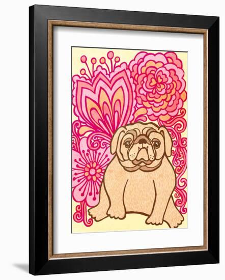 English Bulldog-My Zoetrope-Framed Giclee Print