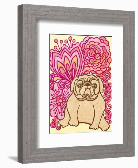 English Bulldog-My Zoetrope-Framed Art Print