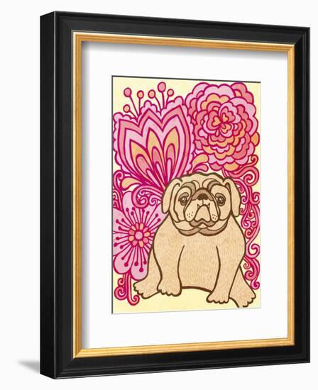 English Bulldog-My Zoetrope-Framed Art Print