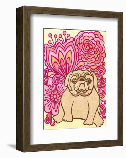 English Bulldog-My Zoetrope-Framed Art Print