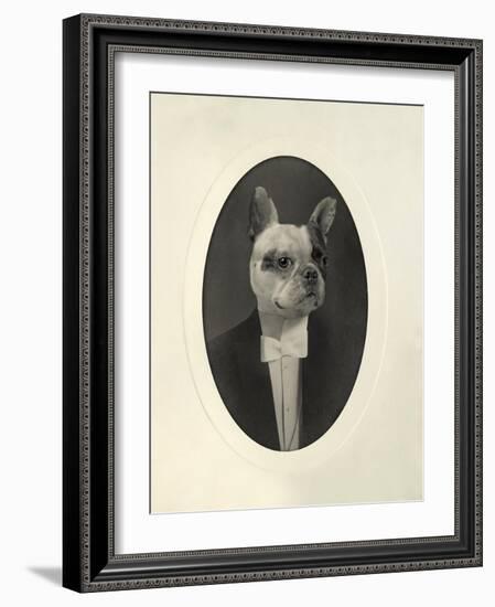 English Bulldog-J Hovenstine Studios-Framed Giclee Print