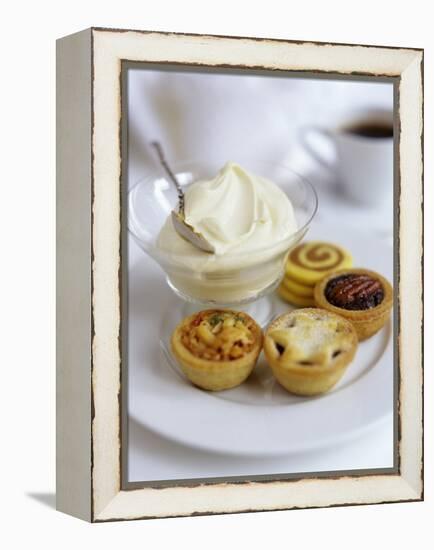 English Christmas Baking and a Bowl of Brandy Cream-Jean Cazals-Framed Premier Image Canvas