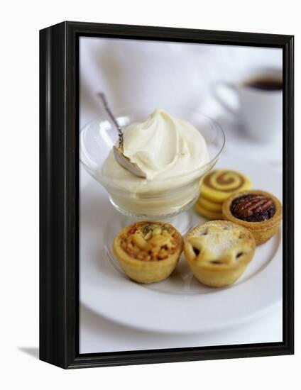 English Christmas Baking and a Bowl of Brandy Cream-Jean Cazals-Framed Premier Image Canvas