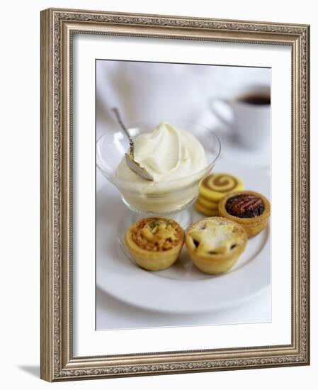 English Christmas Baking and a Bowl of Brandy Cream-Jean Cazals-Framed Photographic Print