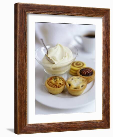 English Christmas Baking and a Bowl of Brandy Cream-Jean Cazals-Framed Photographic Print