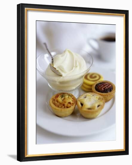 English Christmas Baking and a Bowl of Brandy Cream-Jean Cazals-Framed Photographic Print