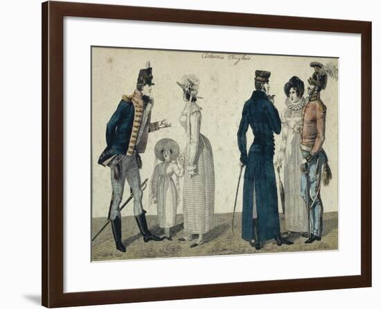 English Costumes-null-Framed Giclee Print