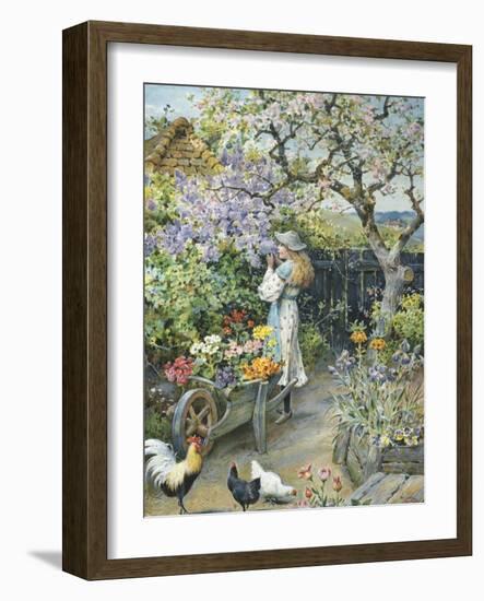 English Cottage Garden-William Stephen Coleman-Framed Giclee Print