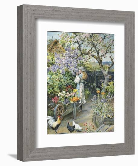 English Cottage Garden-William Stephen Coleman-Framed Giclee Print