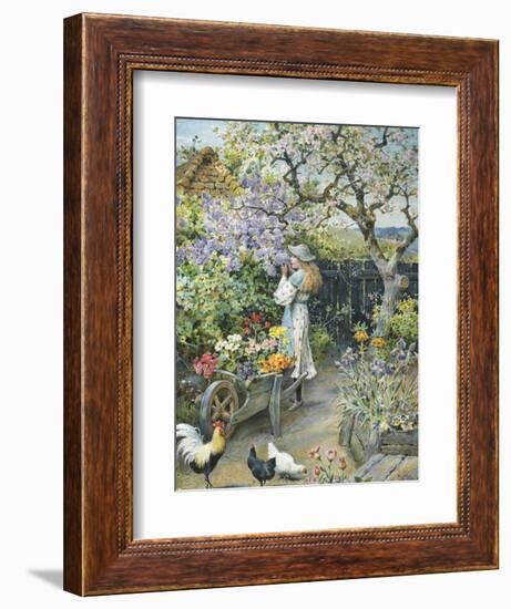 English Cottage Garden-William Stephen Coleman-Framed Giclee Print