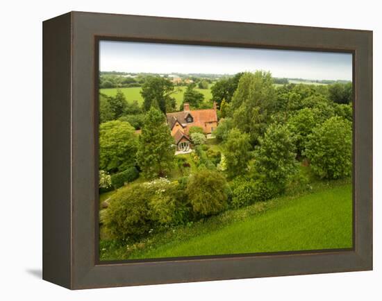 English Cottage in the Countryside-Tim Kahane-Framed Premier Image Canvas