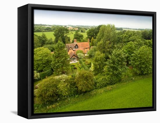 English Cottage in the Countryside-Tim Kahane-Framed Premier Image Canvas