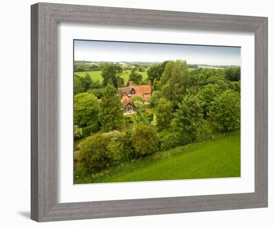 English Cottage in the Countryside-Tim Kahane-Framed Photographic Print