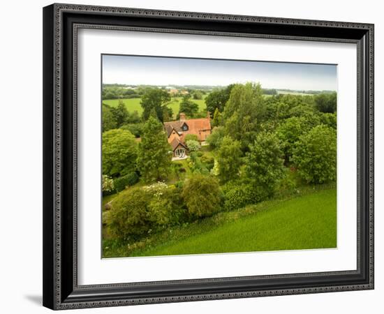 English Cottage in the Countryside-Tim Kahane-Framed Photographic Print