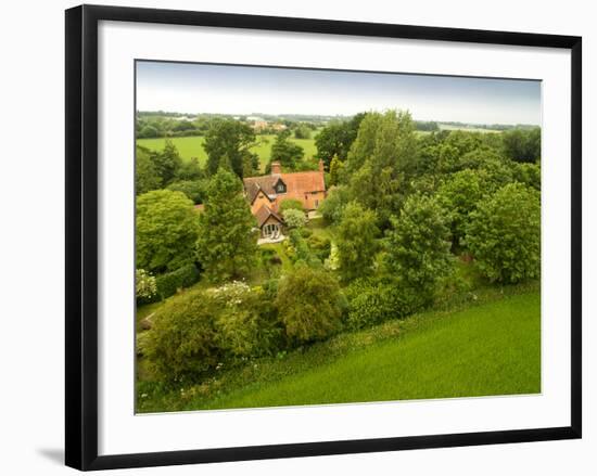 English Cottage in the Countryside-Tim Kahane-Framed Photographic Print