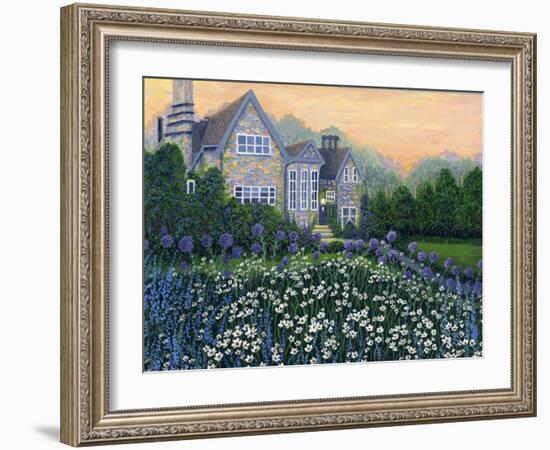 English Cottage lg-Bonnie B. Cook-Framed Giclee Print