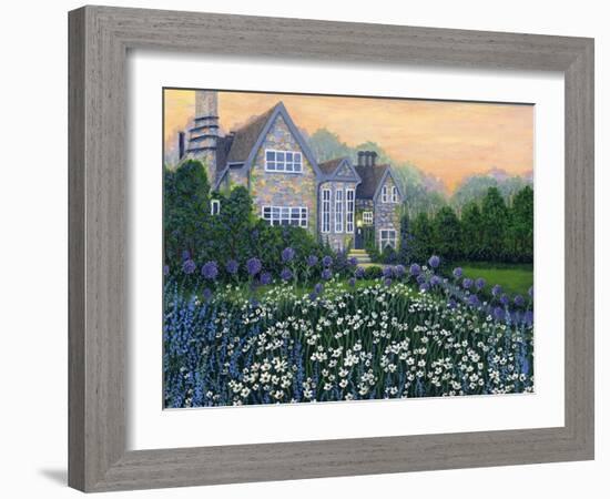 English Cottage lg-Bonnie B. Cook-Framed Giclee Print