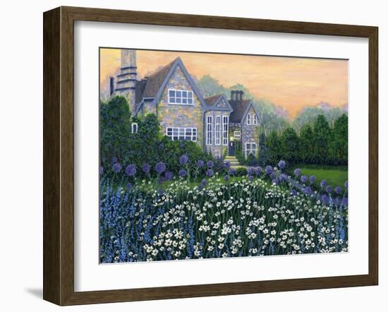 English Cottage lg-Bonnie B. Cook-Framed Giclee Print