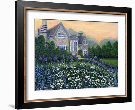 English Cottage lg-Bonnie B. Cook-Framed Giclee Print